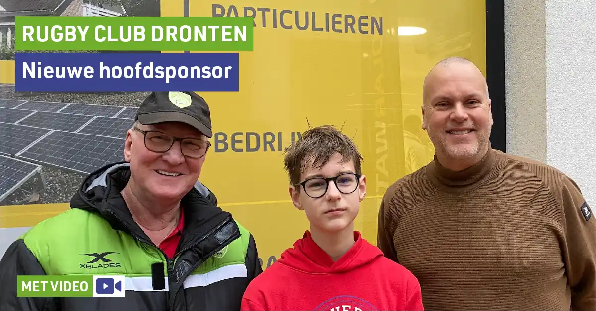 Video | PV Systems nieuwe hoofdsponsor Rugby Club Dronten - De ...