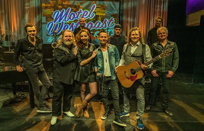 Zaterdag 11 maart Motel Westcoast – One of These Nights in De Meerpaal