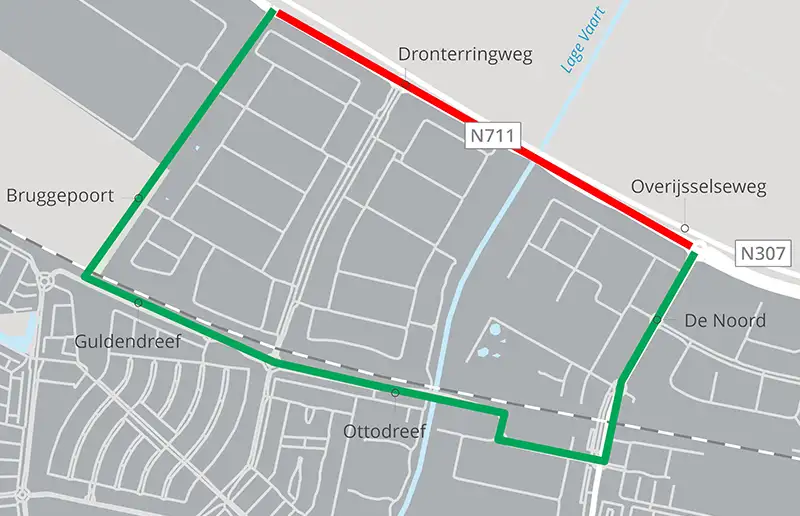 Onderhoud fietspad Dronterringweg N711