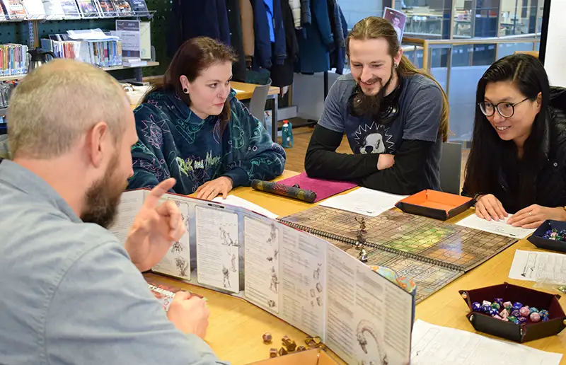 Introductie Dungeons & Dragons in bieb Dronten