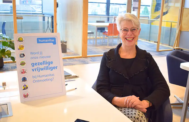 Hilde Kraaijeveld, coördinator bij Humanitas Lelystad-Dronten