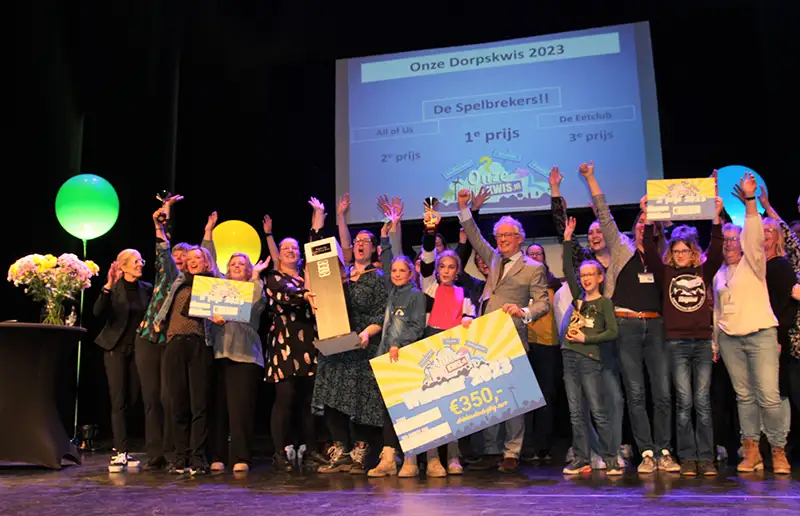 De Spelbrekers uit Swifterbant winnen OnzeDorpskwis