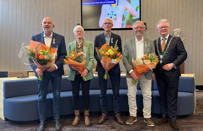 Acht Koninklijke onderscheidingen in Gemeente Dronten