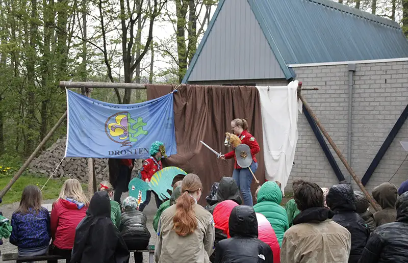 60-jarig bestaan Flevo Scouts gestart met traditionele St. Joris opkomst