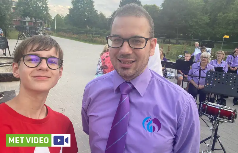 Openluchtconcert Harmonie Eendracht Dronten bij Ontmoetingspark Buiten!