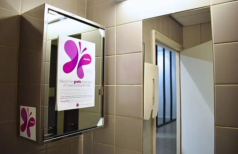 Bieb Dronten helpt met menstruatieproducten