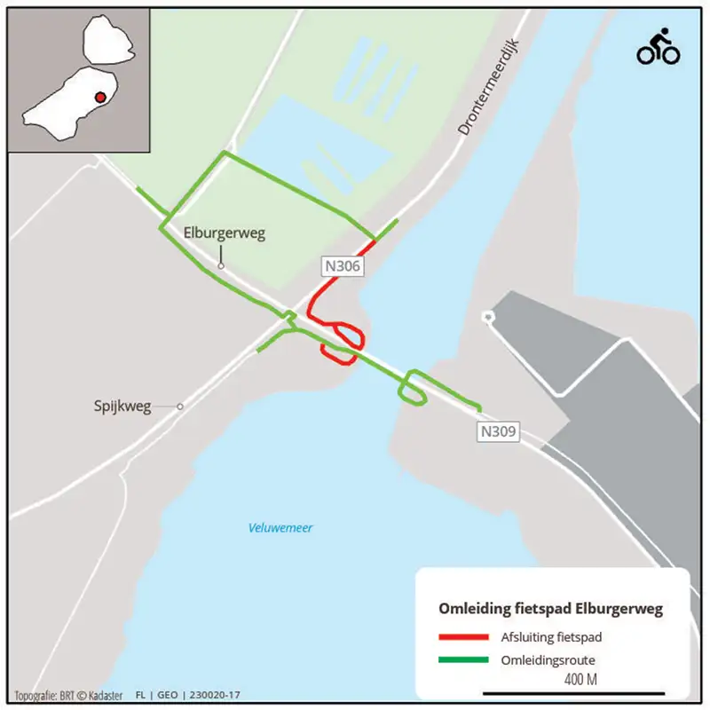Onderhoud aan Biddingringweg, Oldebroekerweg en diverse fietspaden