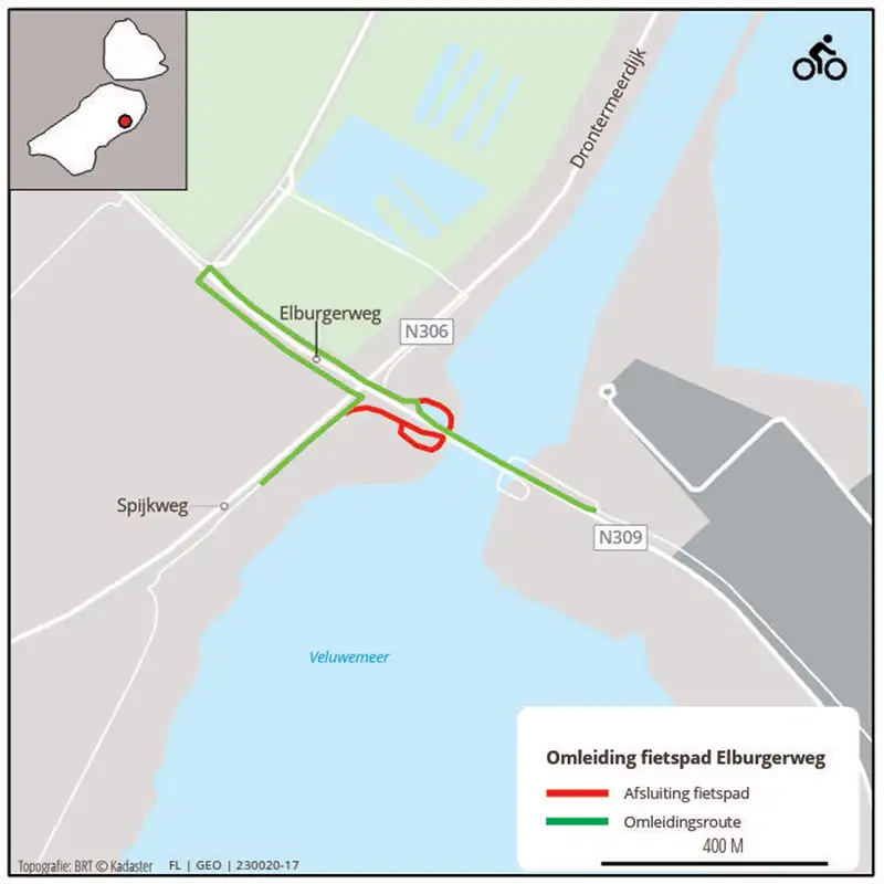 Onderhoud aan Biddingringweg, Oldebroekerweg en diverse fietspaden