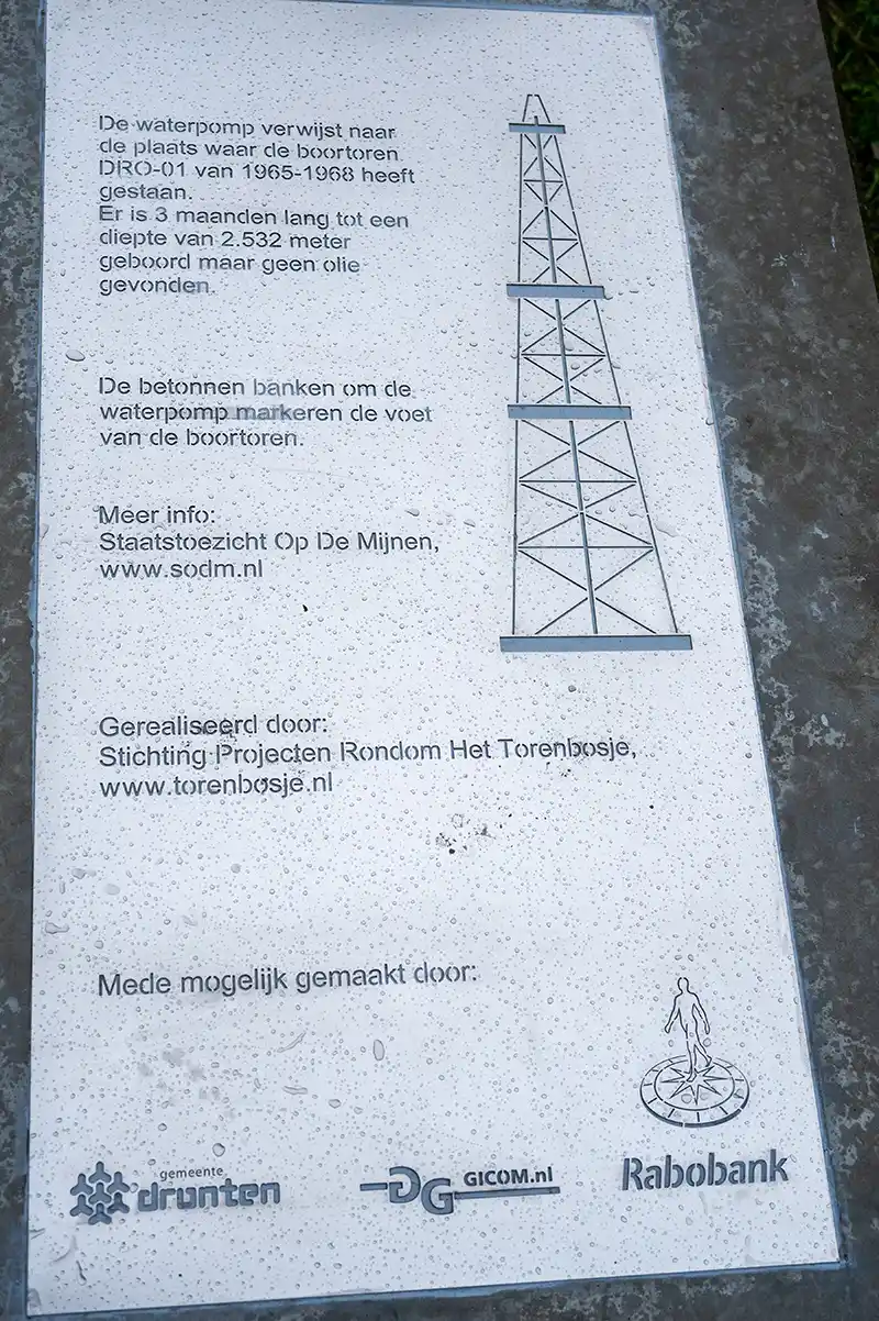 Plaquette Boortoren Torenbosje onthuld