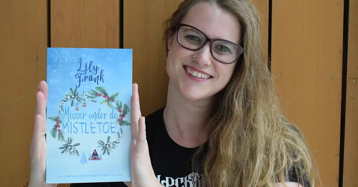 Lily Frank signeert haar vijfde roman bij Bruna Dronten De