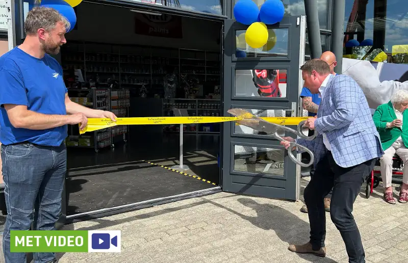 Video | Feestelijke opening Verfgroothandel Indigo