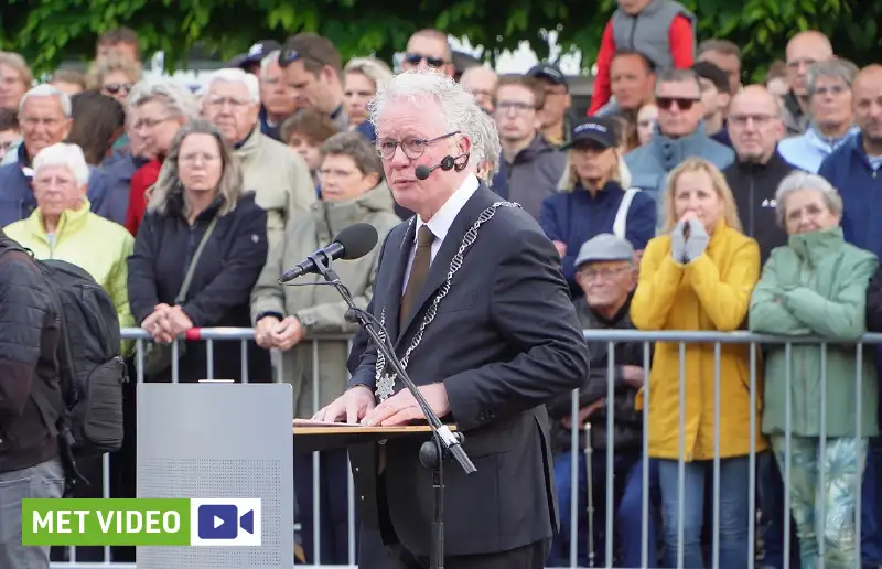 Video | Toespraak burgemeester Gebben tijdens dodenherdenking 2025