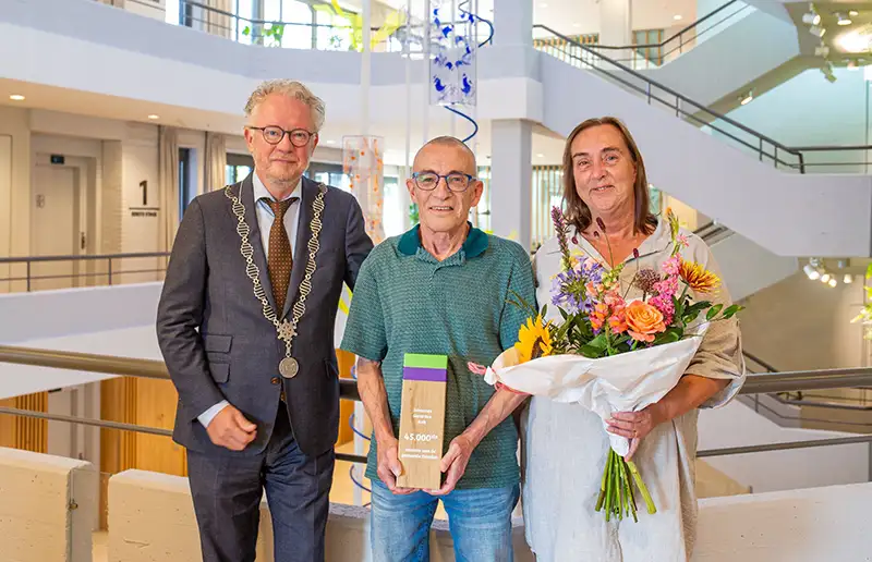 De gemeente Dronten verwelkomt 45.000ste inwoner Johannes Gerardus Kok
