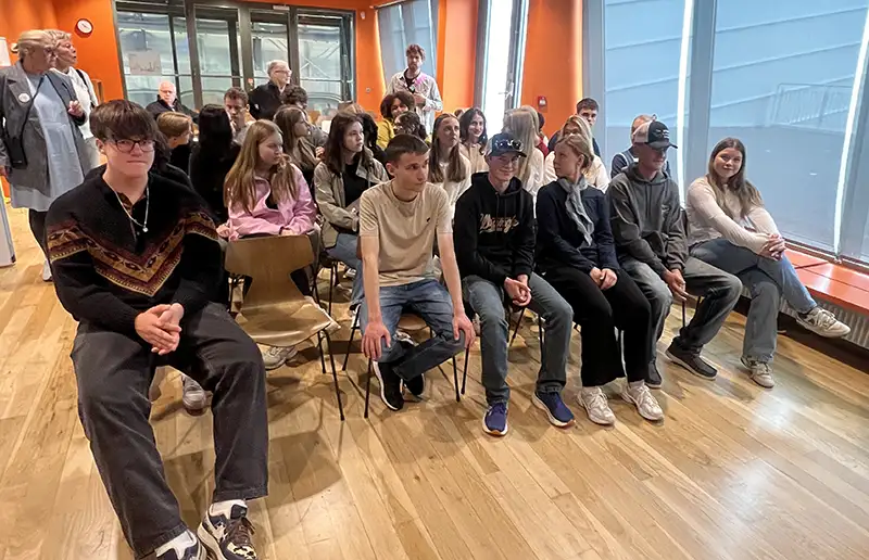 Vėjas Škarnulis deelt leerervaringen Odd Fellow EYT 2025