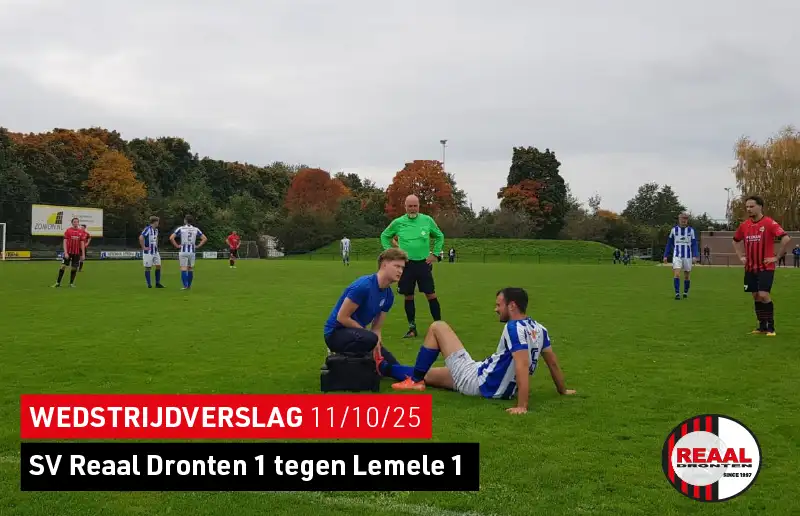 Wedstrijdverslag Reaal Dronten 1 tegen Lemele 1