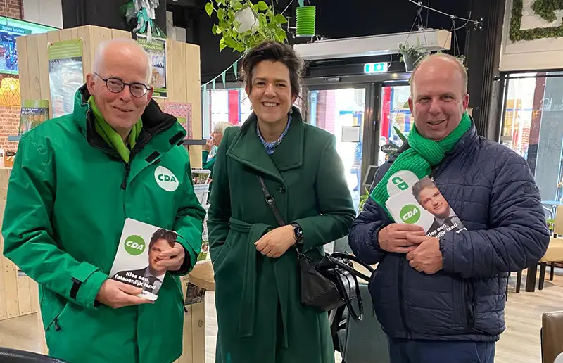 CDA-kandidaat Hanneke Steen op werkbezoek in Flevoland