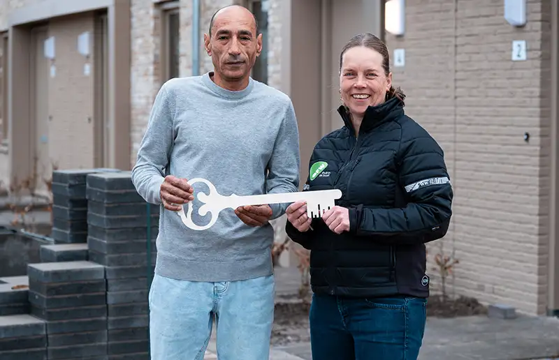 Oost Flevoland Woondiensten verwelkomt eerste bewoners in Veldryck