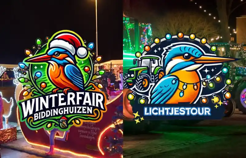 Winterfair en Lichtjestour brengen sfeer in Biddinghuizen op 13 december