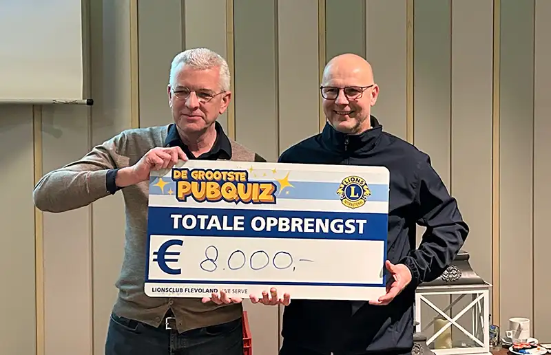 De Grootste Pubquiz levert 8000 euro op voor Hospice Dronten