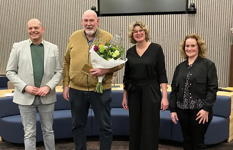 Peter Schaft is Beste Buur van gemeente Dronten