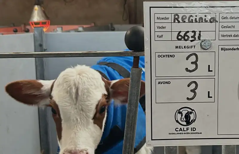 Studenten uit Dronten lanceren hulpmiddel voor verzorging van kalveren