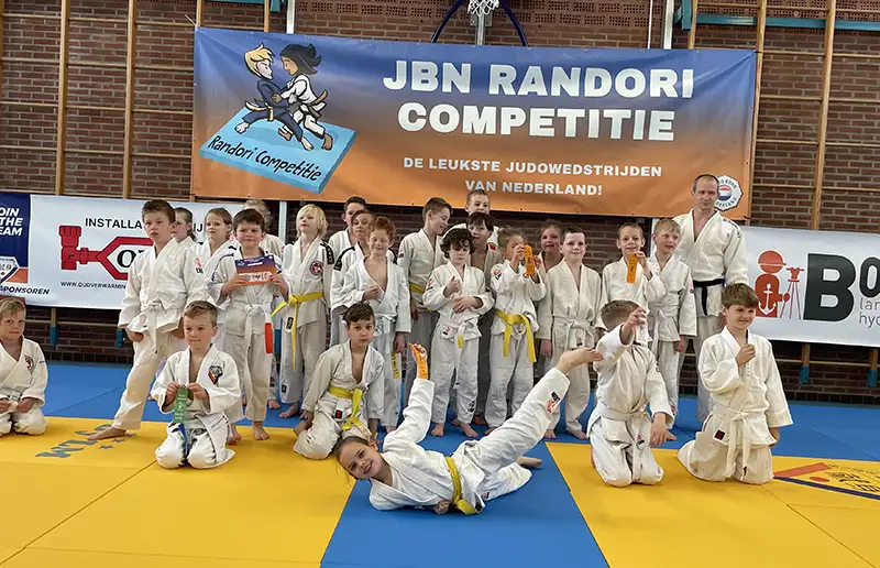 Ruim 110 judoka’s op de mat tijdens Randori-competitie in Swifterbant