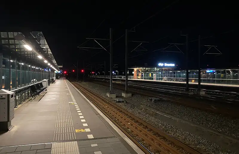 Nachttrein tijdens Koningsnacht groot succes in Dronten