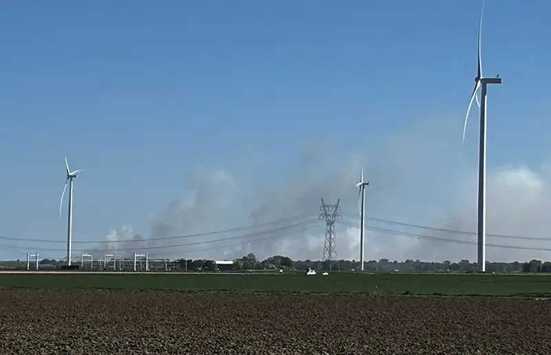 Natuurbrand ’t Harde ontstaan door oefening met springstof