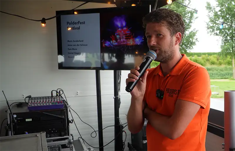De presentatie van Polderfest