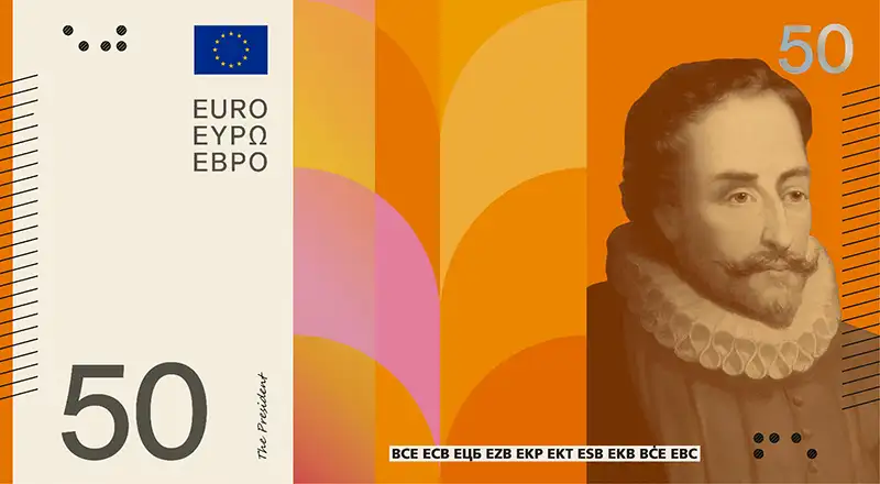 Achterkant bankbiljet 50 euro keuze 3