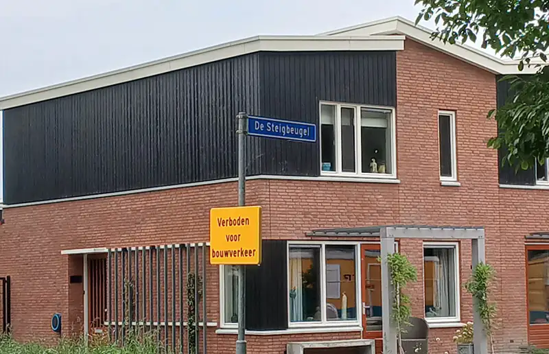 Oeps: nieuwe straat in Dronten krijgt straatnaambord met spelfout