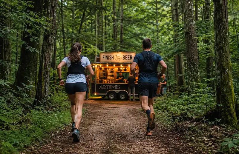 Verdien je biertje tijdens nieuwe trailrun Run To The Tap