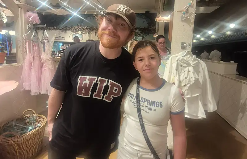 Onvergetelijke dag voor Thyrza uit Dronten: op de foto met Harry Potter-ster Rupert Grint