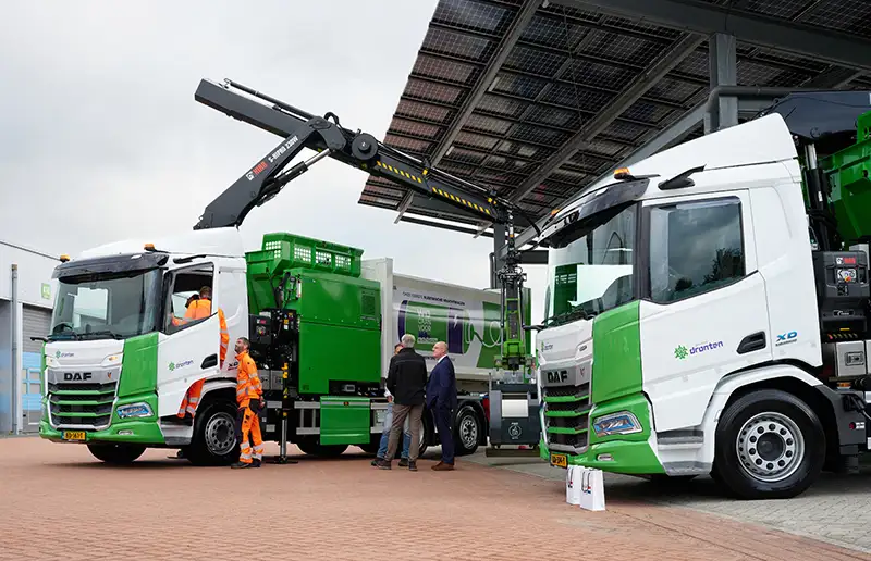 Dronten heeft primeur met elektrische vrachtwagens voor afvalinzameling