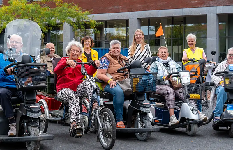 Samen op pad: ScootmobielFiets4daagse zorgt voor nieuwe contacten in Dronten